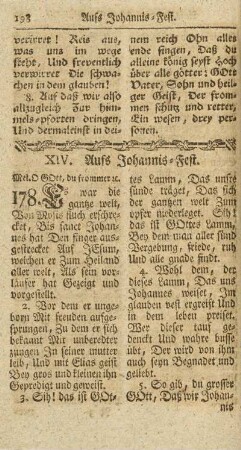 XIV. Aufs Johannis-Fest