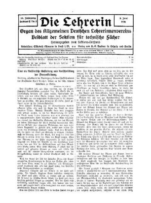 Über die künstlerische Gestaltung und Ausschmückung der Frauenkleidung : Vortrag, gehalten in der Vereinigung Berliner Fachlehrerinnen ; (Schluß von Nr.4 S.14)
