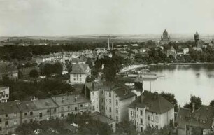 Arnswalde, Stadtansicht : Arnswalde (Choszczno/Polen). Stadtansicht