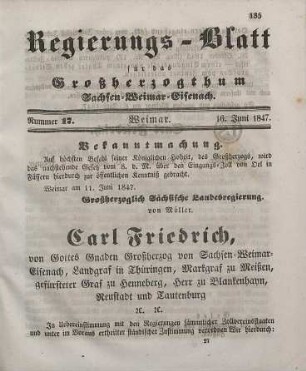 Nr. 17 : 16. Juni 1847