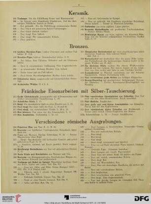 Bronzen (Nr. 198-212)