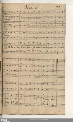 Choral: Was der alten Väter Schar