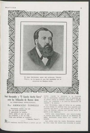 José Hernández y "El Gaucho Martín Fierro" ante los Tribunales de Buenos Aires