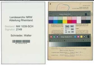Entnazifizierung Walter Schnieder , geb. 06.12.1920 (Lehrer)