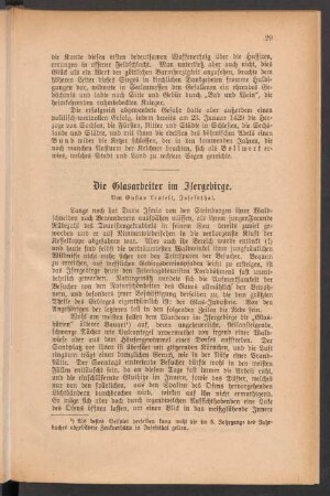 Die Glasarbeiter im Isergebirge