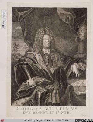Bildnis Georg Wilhelm, Herzog zu Braunschweig-Lüneburg-Celle (reg. 1665-1704)