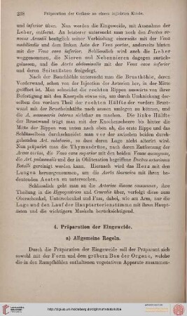 4. Präparation der Eingeweide