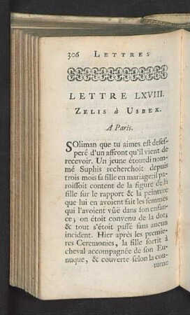 Lettre LXVIII.