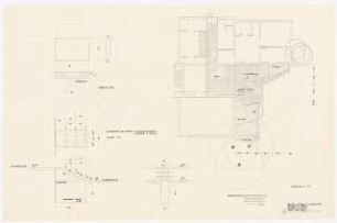 Garten Gerrads, Königstein-Falkenstein: Technischer Plan 1:75