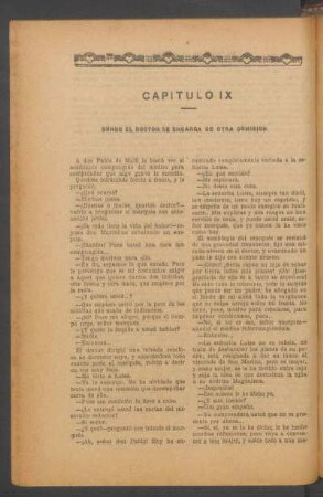 Capítulo IX - Donde el doctor se encarga de otra comisión