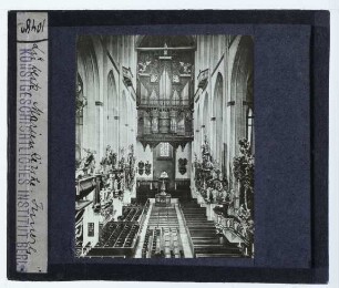 Lübeck, Marienkirche : Innenansicht nach W