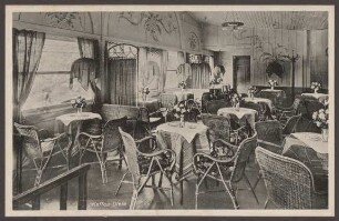 Ansichtskarte Kaffee Viktoria-Terrassen, Kleine Parkstraße 14-15