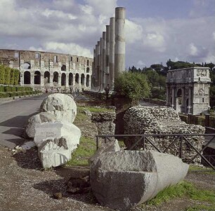 Forum Romanum — Tempio di Venero e Roma & Tempel der Venus und der Roma