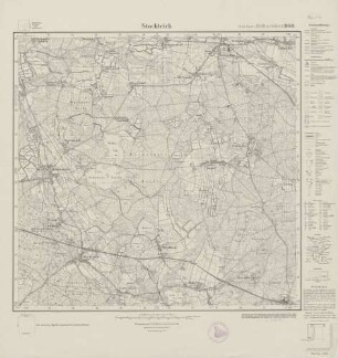 4654 (alte Nr.: 2692) Stockteich, Meßtischblatt (4cm - Karte)