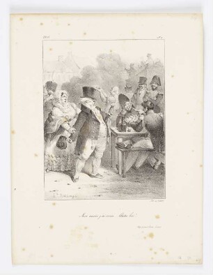 Moi aussie j’ai servi... blanc bec!, Blatt 2 der Folge "Album pour 1826"