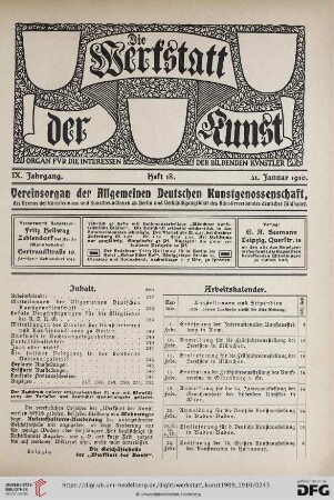 Heft 18 (31. Januar 1910)