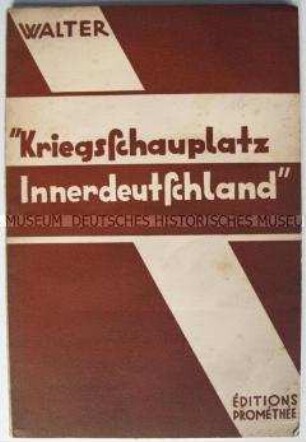 Kommunistische Exilschrift u.a. über die Kriegsvorbereitungen Hitler-Deutschlands und den Bürgerkrieg in Spanien