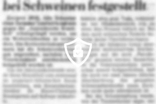 Aujeszkysche Krankheit bei Schweinen festgestellt