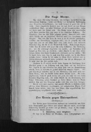 Der Verein gegen Thierquälerei.