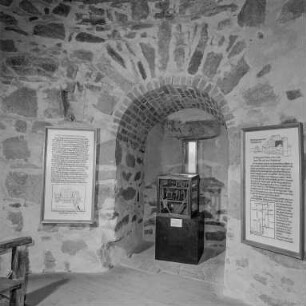 Wasserkunst : Bautzen. Alte Wasserkunst. Turminneres mit Ausstellung zur Geschichte des Turmes