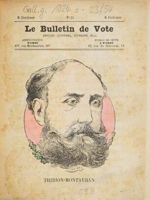 Le bulletin de vote. 23/54. [1879]