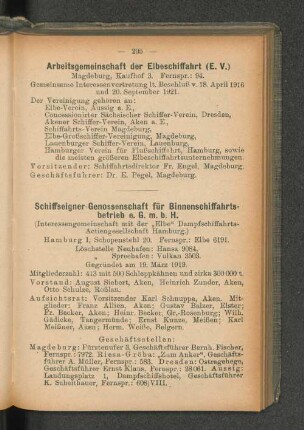 Arbeitsgemeinschaft der Elbeschiffahrt (E. V.)
