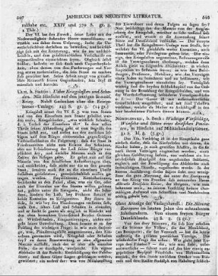 Ulm, b. Stettin: Ueber Kriegslasten und Schaden. Mit Hinsicht auf den jetzigen französ. Krieg. Nebst Gedanken über die Kriegs-Steuer-Umlage. 148 S. gr. 8.