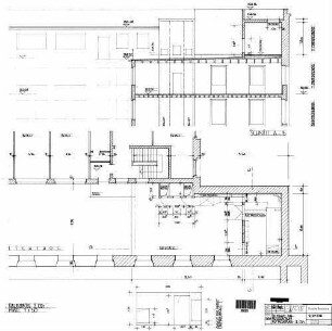 Stuttgart Hbf: Empfangsgebäude Reisezentrum 2.Obergeschoß Klimazentrale Büro