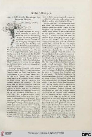 Eine mittelrheinische Kreuzigung im Brüsseler Museum