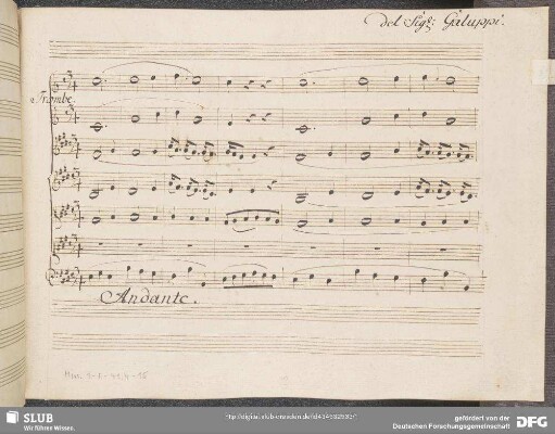 L' Olimpiade. Excerpts - Mus.1-F-49,4-15 : S, orch, bc