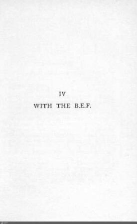 IV. With the B.E.F.