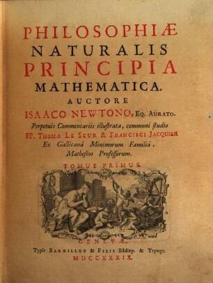 Philosophiae Naturalis Principia Mathematica. 1