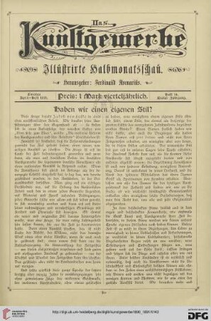2. April-Heft 1891