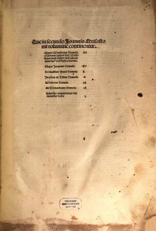 Accipe candidissime lector opera diui Joannis chrysostomi archiepiscopi Constantinopolitani. 2