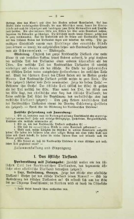 1. Das östliche Tiefland