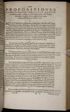I. [ - ] LXXVI.; De Ecclesia LXXVII. [ - ] LXXXVI.