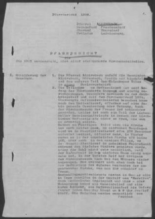 Alpirsbach mit Rötenbach, Reutin und Unterehlenbogen: Pfarrbericht 1936