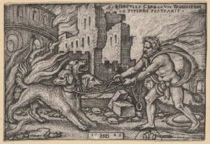 Herkules und Cerberus, aus der Folge: Die Taten des Herkules