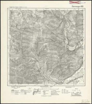 Meßtischblatt 489 : Ebermergen, 1939 : Ebermergen. - Aufn. 1876, Ausg. 1880, Nachtr. 1939. - 1:25000. - München, 1939. - 1 Kt.