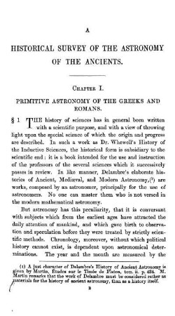 Chapter I. Primitive Astronomy of the Greeks and Romans.