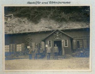 Foto der Wohn- und Geschäftsbaracke der Nahkampfmittelfabrik in Efringen