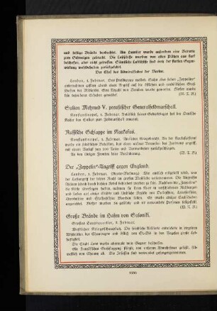 Russische Schlappe im Kaukasus.