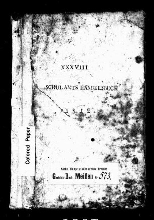 Gerichtshandelsbuch, Bd. 38