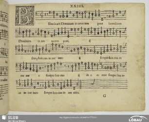 XXIIII Benedicam Dominum