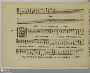 XXXIIII. Heugel, Johannes: Lauda Hierusalem