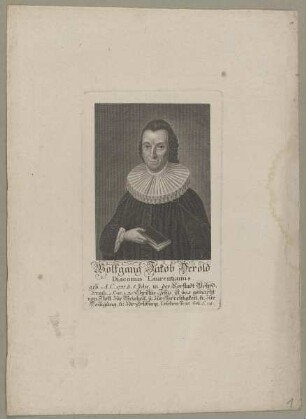 Bildnis des Wolfgang Jakob Herold