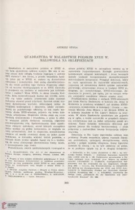 Quadratura w malarstwie polskim XVIII w. Malowidła na sklepieniach