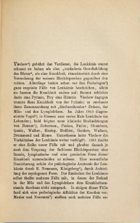 Über Leukämie : Inaugural-Dissertation