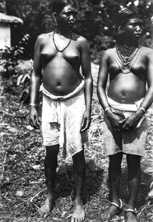 Sora Frauen (Deutsche Indien-Expedition 1926/1929 - 2. Odisha)
