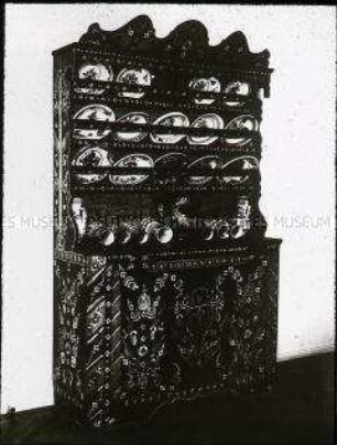 Bemalter Bauernschrank aus Siebenbürgen